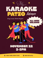 Karaoke Patio takeover